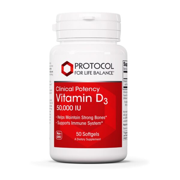 Protocol For Life Balance vitamina D3 50000 UI cápsulas blandas