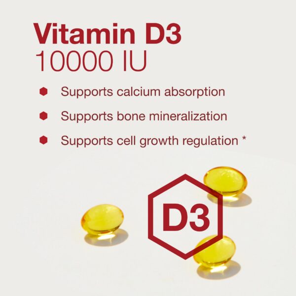 Suplemento vitamina d3 10000 ui apoyo sistema inmunológico