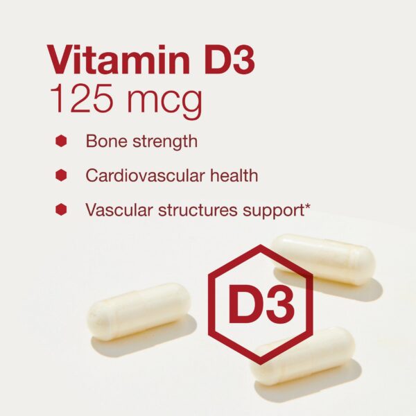Protocolo para equilibrio de vida con vitamina K2 y D3 en cápsulas
