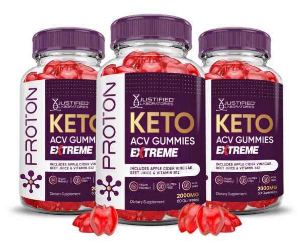 Version 1.0.0 Proton Keto Gomitas ACV Extreme 2000mg paquete 3