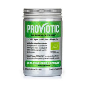Version 1.0.0 PROVIOTIC probiótico vegano caja frontal 30 cápsulas