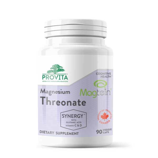 Provita Magnesio Treonato suplemento para salud cerebral 90 cápsulas