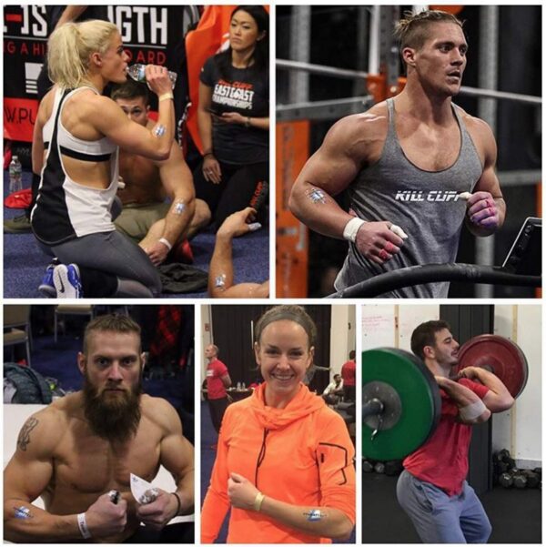 Prueba de sudor para medir electrolitos nivelen deportistas