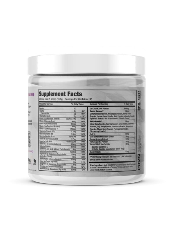 Version 1.0.0 Polvo de PRVN Multi+ greens sabor tropical para salud y energía