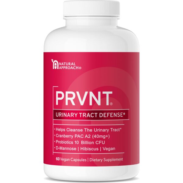 PRVNT PAC Plus cápsulas con 40mg PAC arándano y probióticos