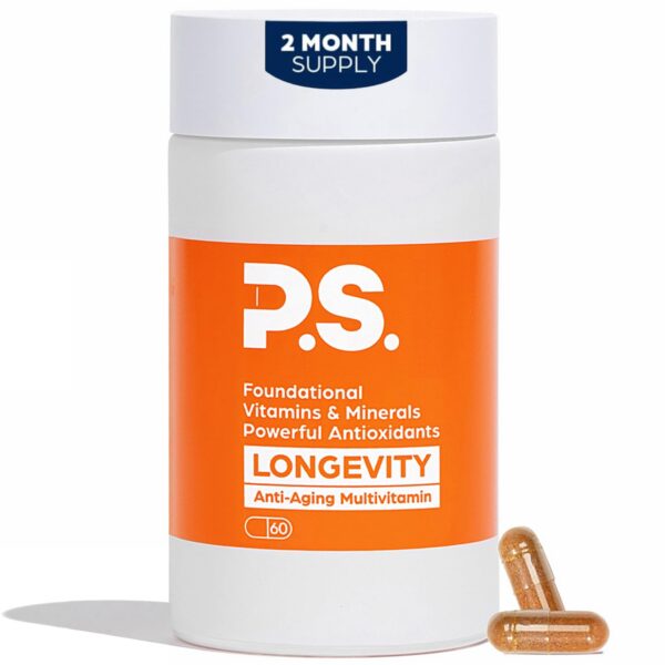 PS Longevity multivitaminico 60 cápsulas frasco