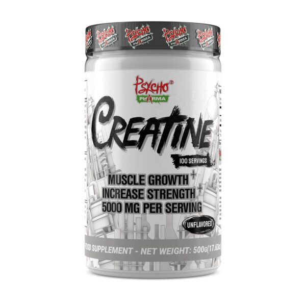 Version 1.0.0 Psycho Pharma Creatine monohidrato frasco frontal