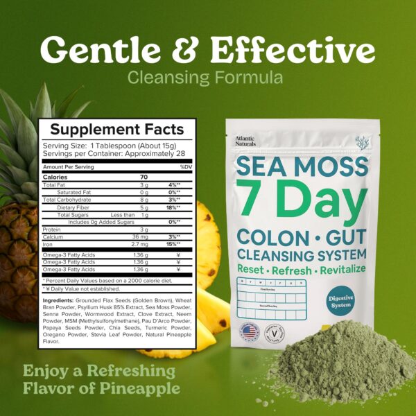 Psyllium husk en la mezcla atlantic naturals sea moss