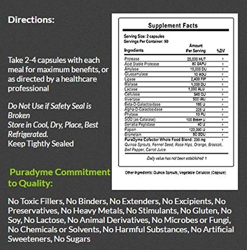 Etiqueta de Puradyme LiyfZyme