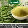 Imagen lateral envase Puranicals Neem suplemento 320 cápsulas