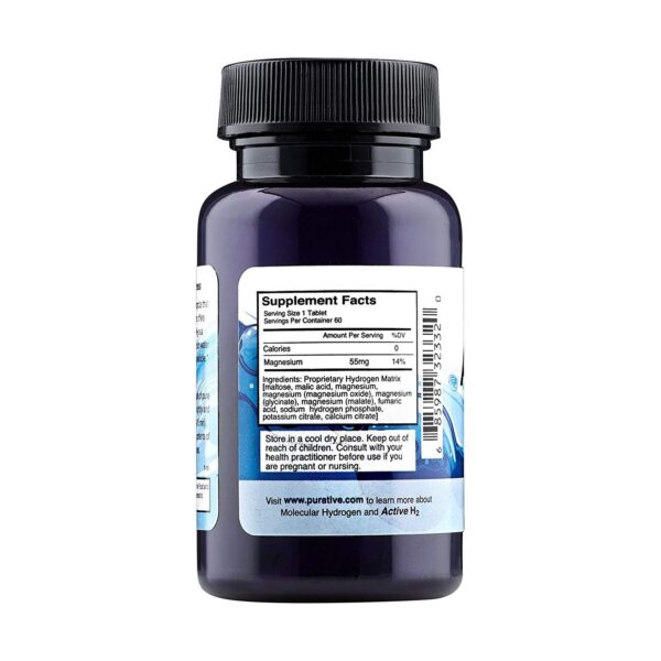 Version 1.0.0 Purative H2 Ultra tabletas envase