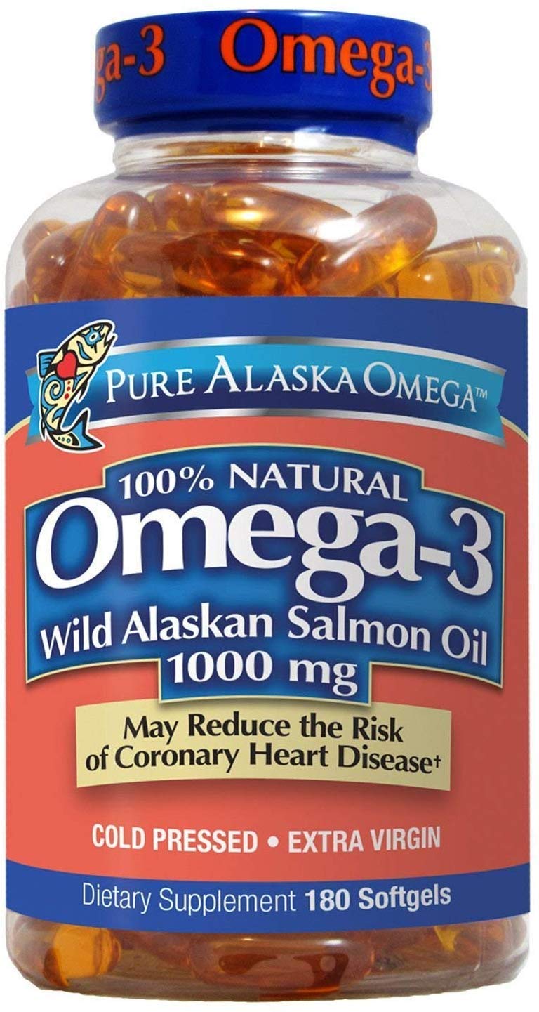 Pure Alaska Omega Omega-3 Salmon Oil, 1000 mg