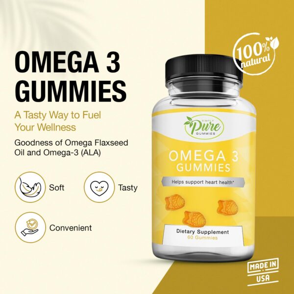 Paquete de gomitas Omega-3-6-9 lista para consumir