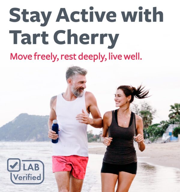 Version 1.0.0 Etiqueta del suplemento Tart Cherry Pure Co