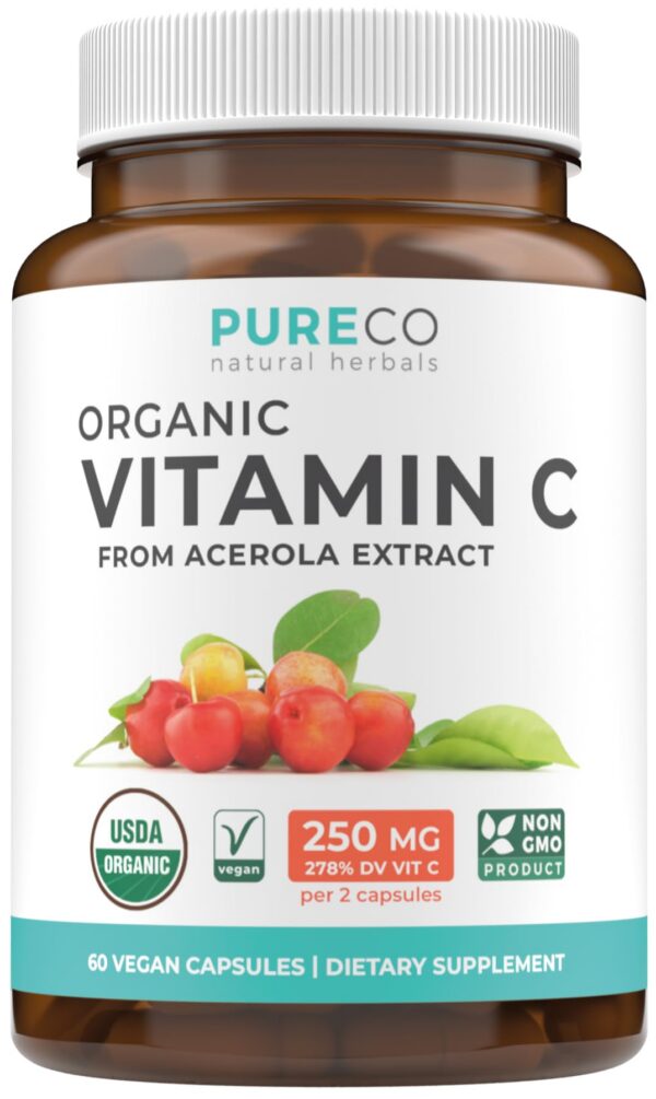 Frasco frontal PURE CO Vitamina C orgánica