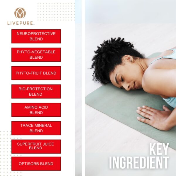 Frasco PURE Daily Build con diseño de etiqueta