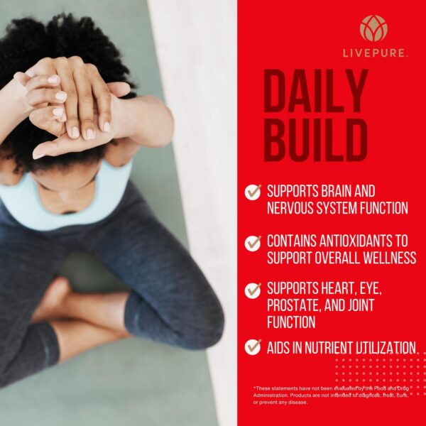 Frasco PURE Daily Build 32 oz vista frontal