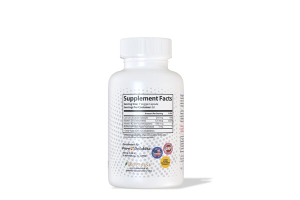 Etiqueta de Pure Delvita K2+D3 Bioperine