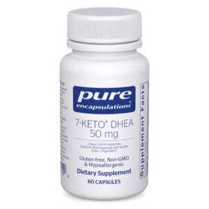Frente de la botella Pure Encapsulations 7-Keto DHEA