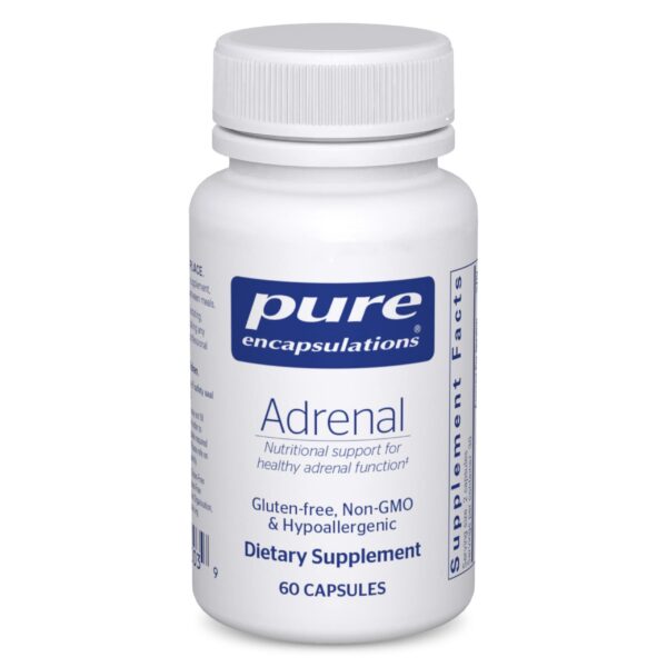 Version 1.0.0 Frente del envase Pure Encapsulations Adrenal