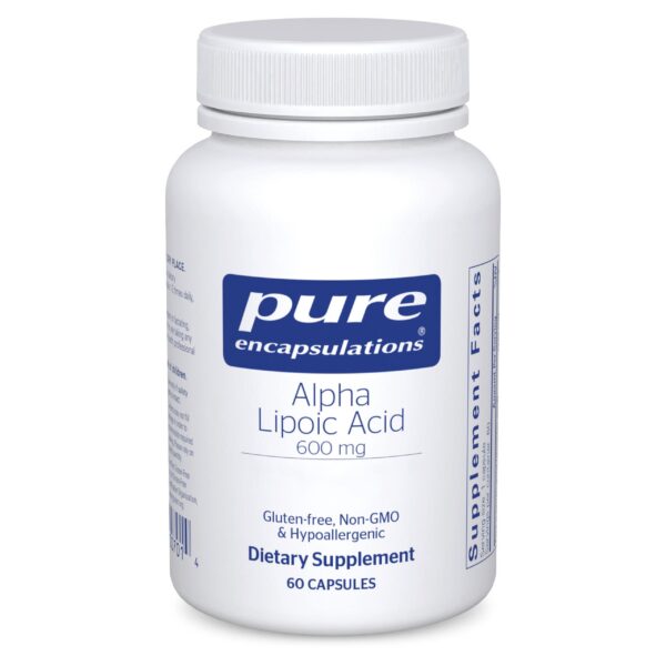 Version 1.0.0 Frente de Pure Encapsulations Alpha Lipoic Acid 60 cápsulas