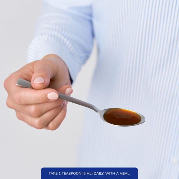 Frasco con etiqueta de ingredientes