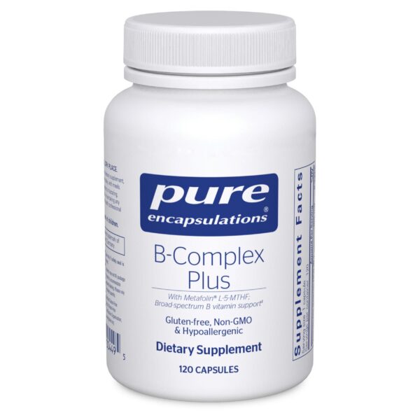 Version 1.0.0 Pure Encapsulations B-Complex Plus suplemento de vitaminas B 120 cápsulas