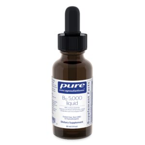 Version 1.0.0 Pure Encapsulations B12 gotas líquidas para energía y salud nerviosa