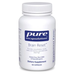 Pure Encapsulations Brain Reset suplemento para concentración y memoria
