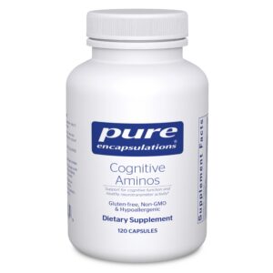 Frasco frontal de Pure Encapsulations Cognitive Aminos