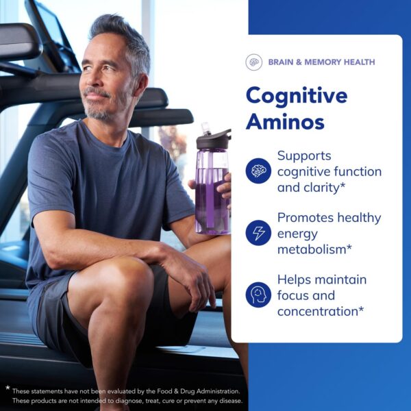 Etiqueta trasera de Cognitive Aminos