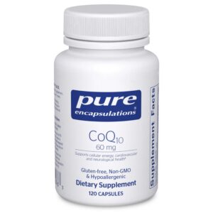 Frasco de Pure Encapsulations CoQ10 60 mg
