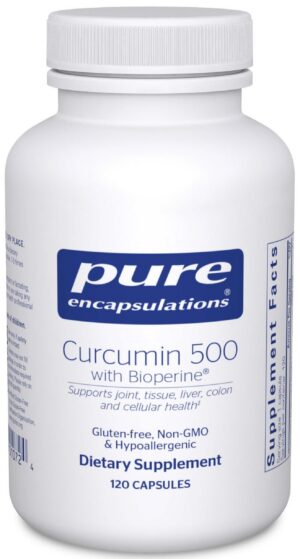 Pure Encapsulations Curcumina 500 cápsulas con Bioperina