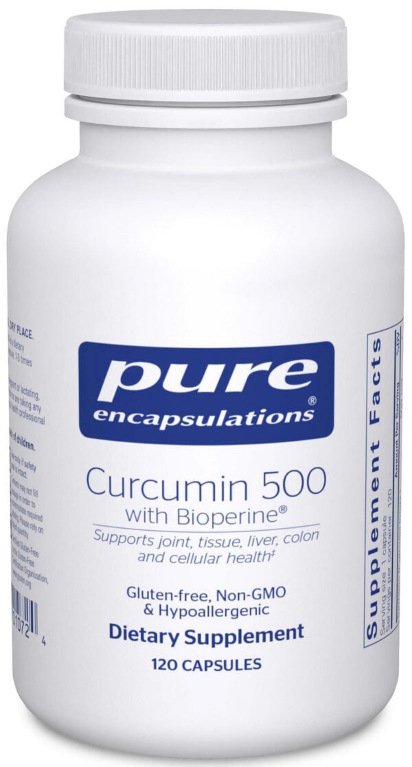 Pure Encapsulations Curcumina 500 cápsulas con Bioperina