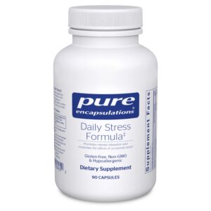 Frasco frontal de Pure Encapsulations Daily Stress Formula