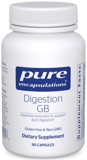 Version 1.0.0 Pure Encapsulations Digestion GB suplemento para vesícula biliar 90 cápsulas