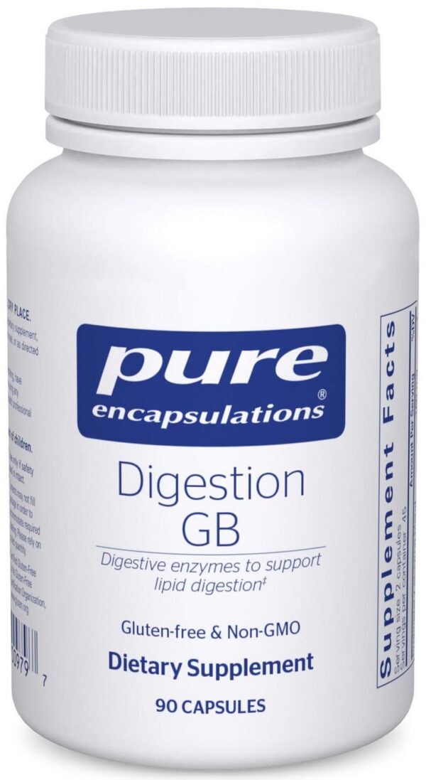 Pure Encapsulations Digestion GB suplemento para vesícula biliar 90 cápsulas