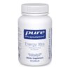 Version 1.0.0 Pure Encapsulations Energy Xtra frasco con 60 cápsulas