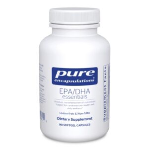 Frontal de etiqueta de Pure Encapsulations EPA/DHA Essentials