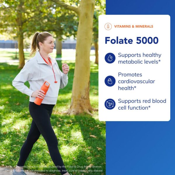 Version 1.0.0 Frasco del producto Folate 5000