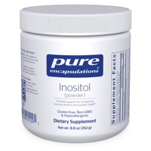 Pure Encapsulations Inositol polvo suplemento 8.8 onzas