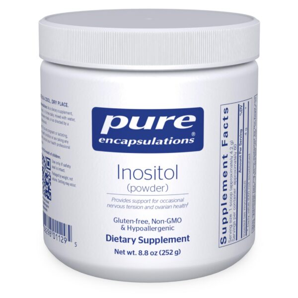 Pure Encapsulations Inositol polvo suplemento 8.8 onzas