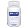 Frasco de Pure Encapsulations L-Carnitine con etiqueta