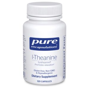 Pure Encapsulations L-Theanine frasco frontal