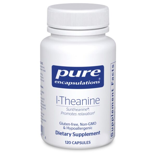 Pure Encapsulations L-Theanine frasco frontal