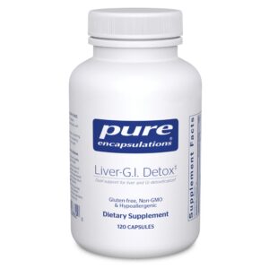 Version 1.0.0 Pure Encapsulations Liver-GI Detox cápsulas 120 sin gluten