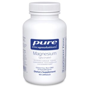 Envase frontal de Pure Encapsulations Magnesium glicinato