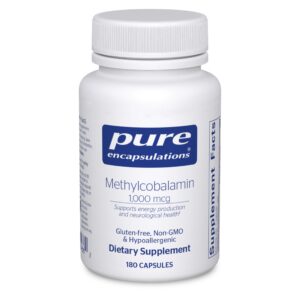 Pure Encapsulations metilcobalamina vitamina b12 cápsulas 180 unidades