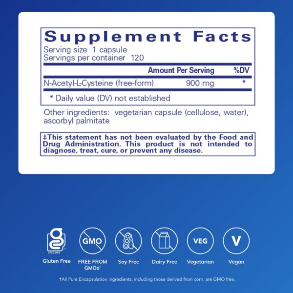 Etiqueta del NAC Pure Encapsulations