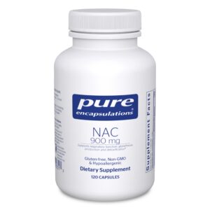 Frasco de NAC 900 mg de Pure Encapsulations